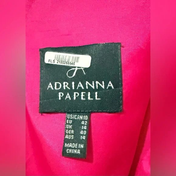 Adrianna Papell Vibrant Pink Formal women’s Dress - Picture 5 of 5